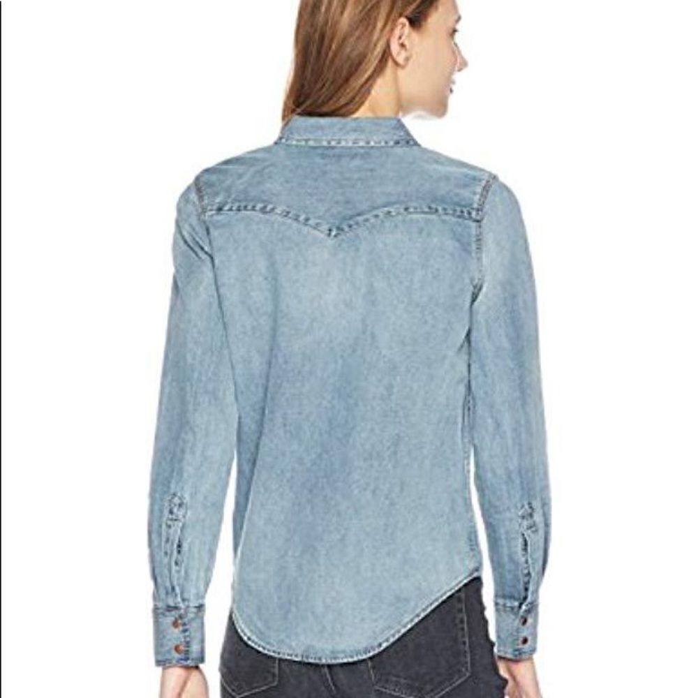 Calvin Klein Jean Long-sleeve Basic Top - Picture 2 of 7